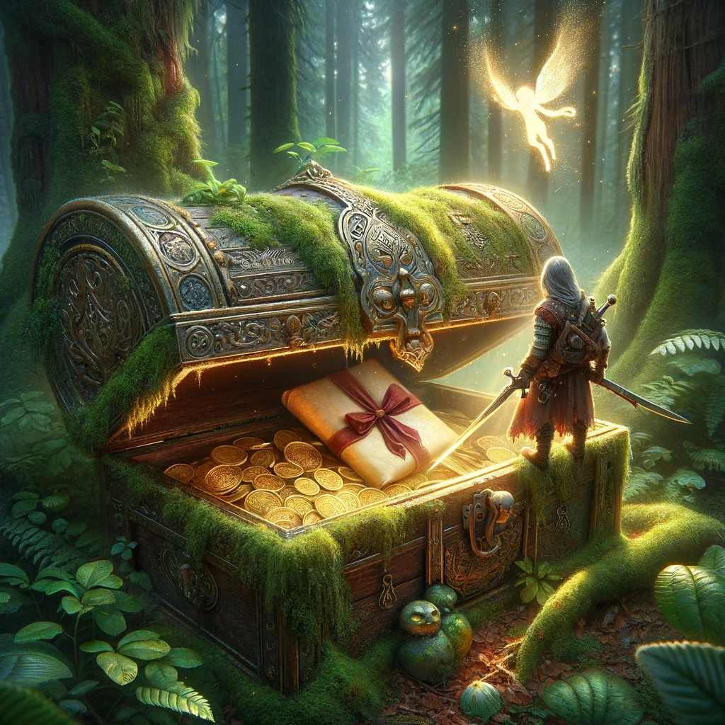 Hidden Chest in the Forest